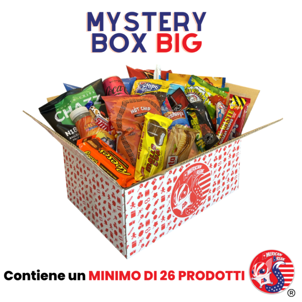 mistery box big scatola a sorpresa con tutti dolci americani