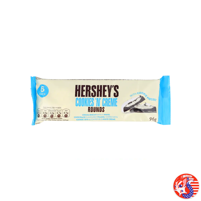 Hersheys-CookiesN-Creme-Rounds biscotti al cioccolato bianco